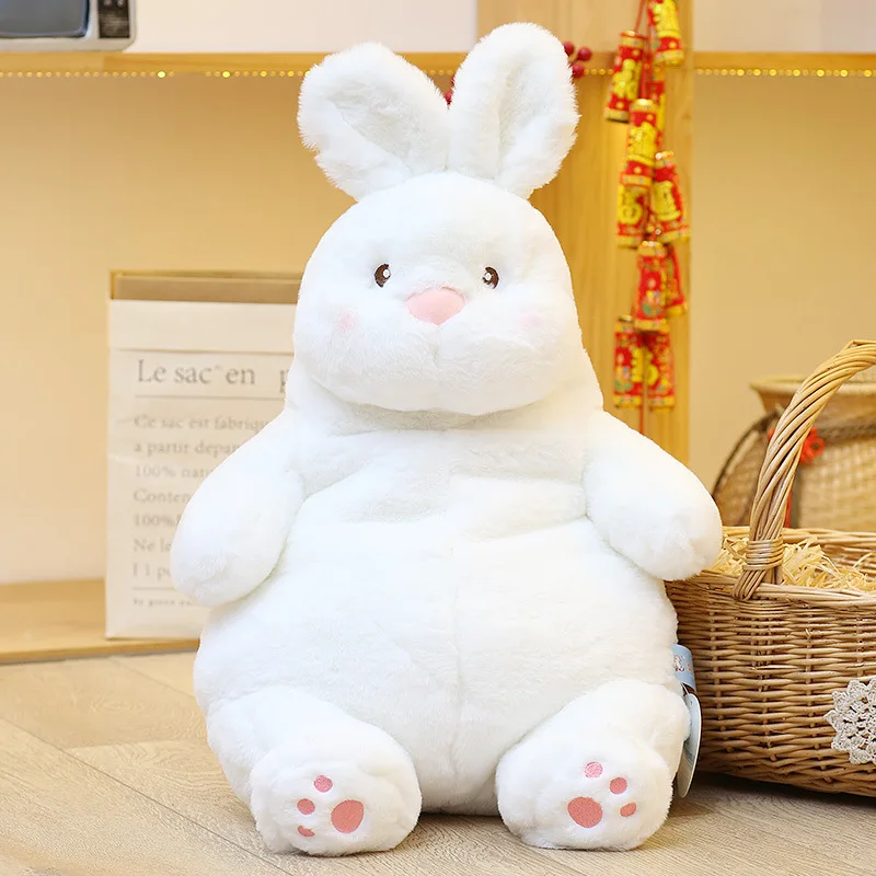 Oversized Soft White Rabbit Plush Doll - Image 7