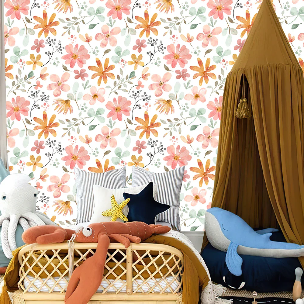 Pastoral Style Peel And Stick Wallpaper - Image 3
