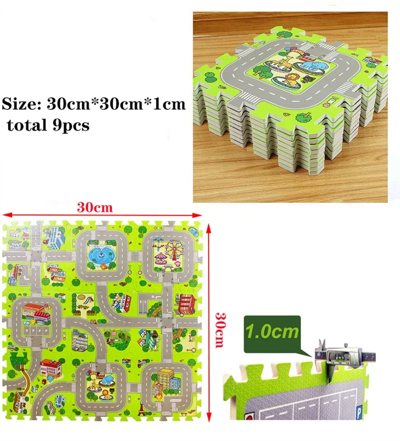 9PCS/Set Foam Puzzle Play Mat - Image 4
