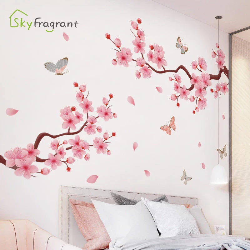 Peach Blossom Wall Sticker - Image 4