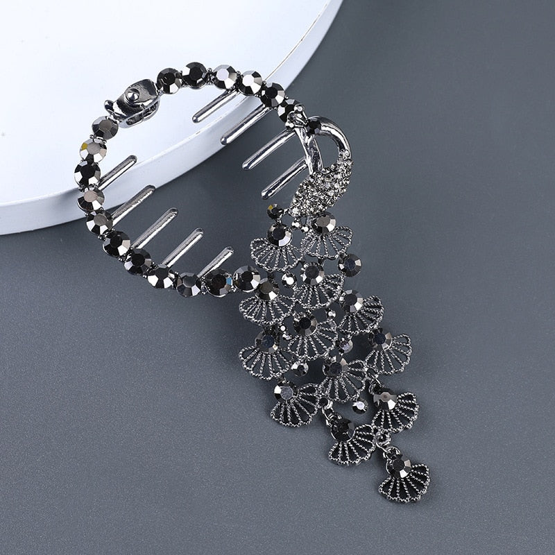 Pearl Rhinestone Hair Claw Clips - Image 17