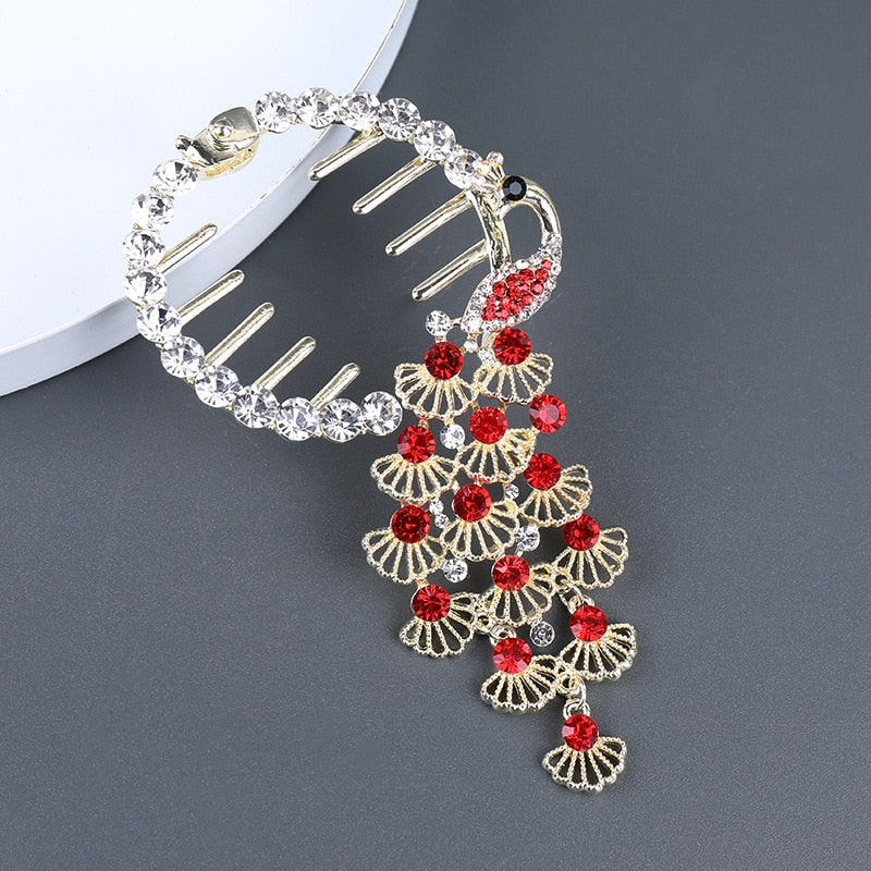 Pearl Rhinestone Hair Claw Clips - Image 20