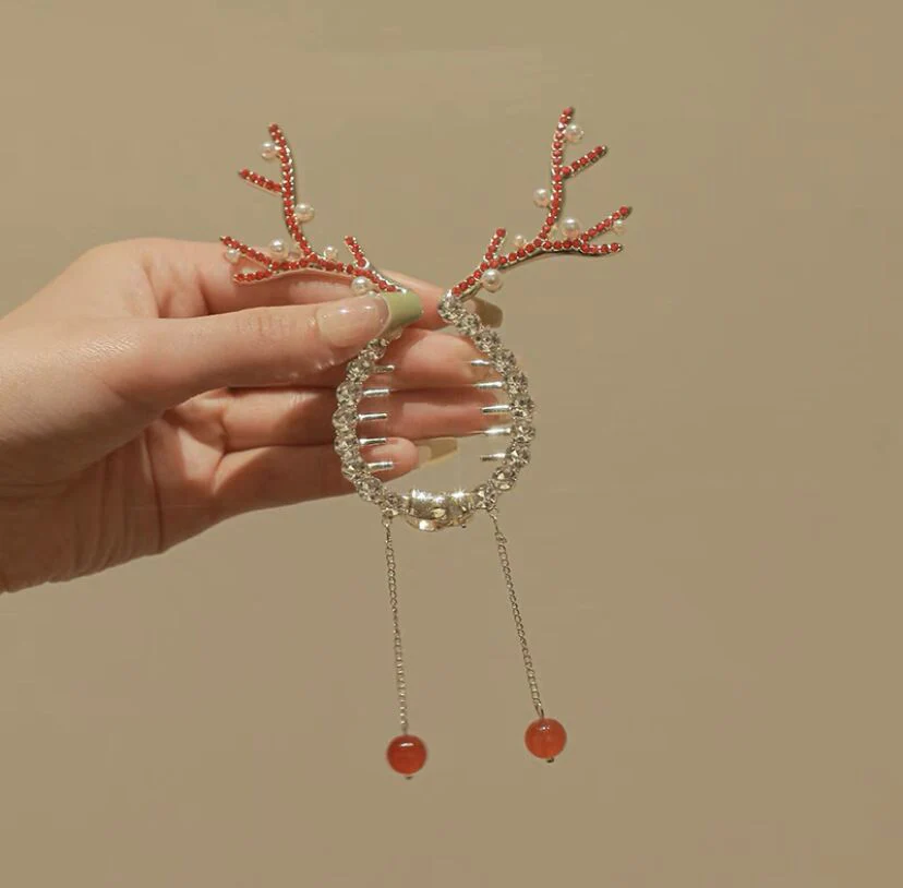 Pearl Rhinestone Hair Claw Clips - Image 32