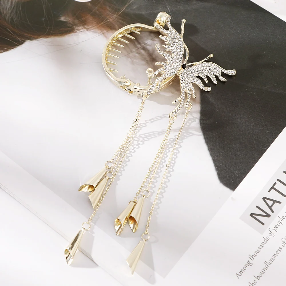 Pearl Rhinestone Hair Claw Clips - Image 38