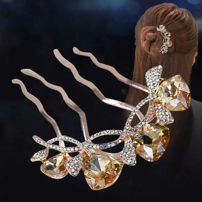 Pearl Rhinestone Hair Comb - Image 4