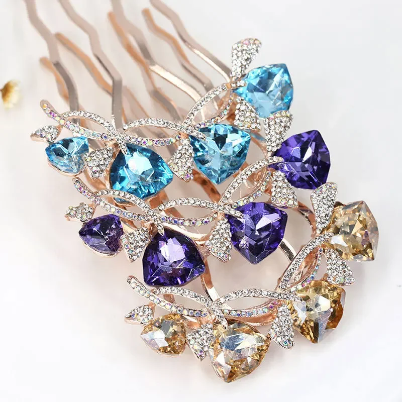 Pearl Rhinestone Hair Comb - Image 5