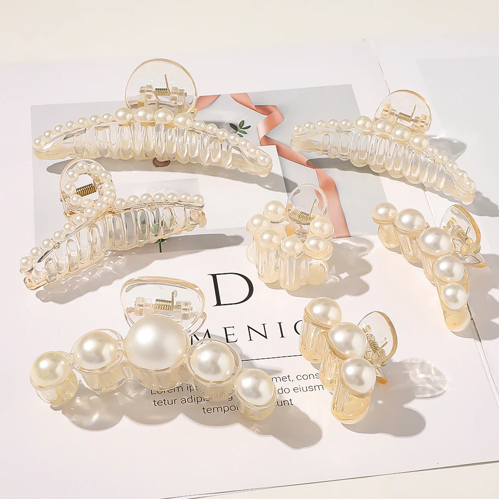 Pearls Hair Claw Clip - Image 56