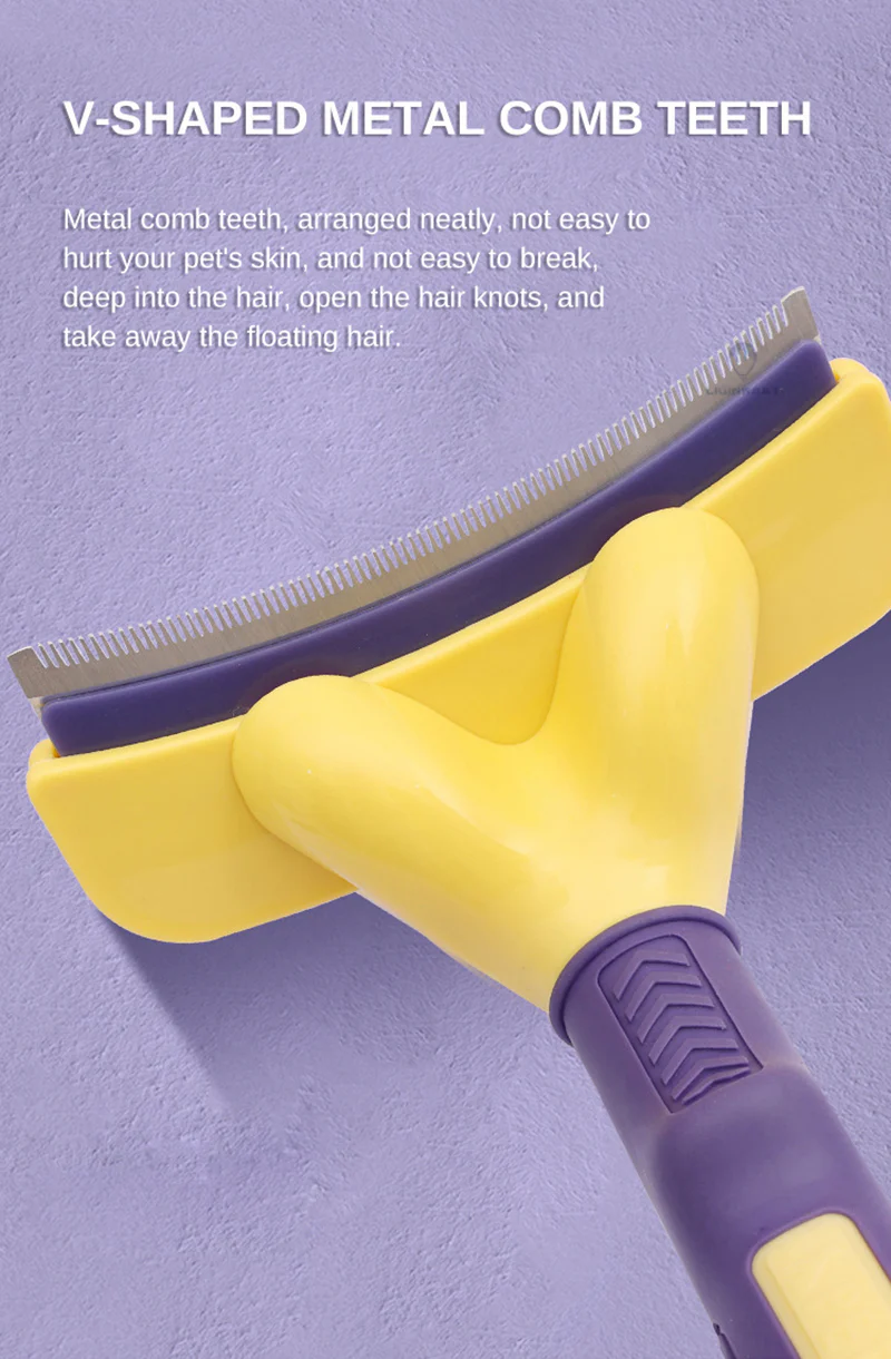 Pet Hair Trimmer Shedder Comb - Image 11