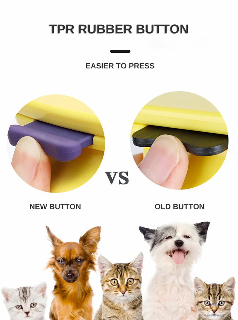 Pet Hair Trimmer Shedder Comb - Image 12