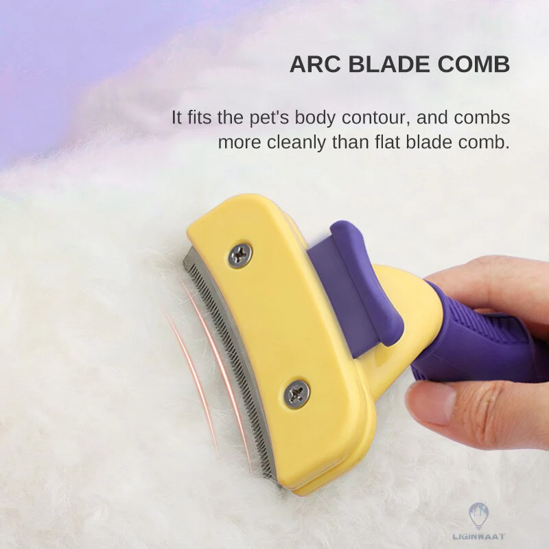 Pet Hair Trimmer Shedder Comb - Image 4