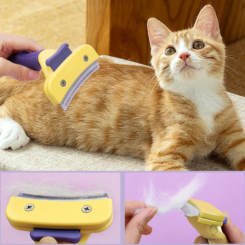 Pet Hair Trimmer Shedder Comb - Image 6