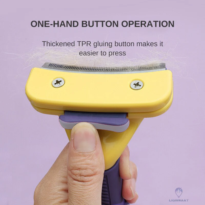 Pet Hair Trimmer Shedder Comb - Image 8