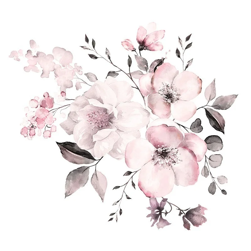 Pink Flower Wall Sticker - Image 6