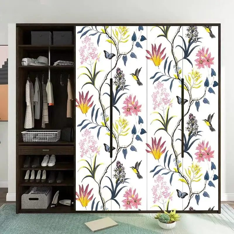 Pink Flowers Peel And Stick Wallpaper - Image 10