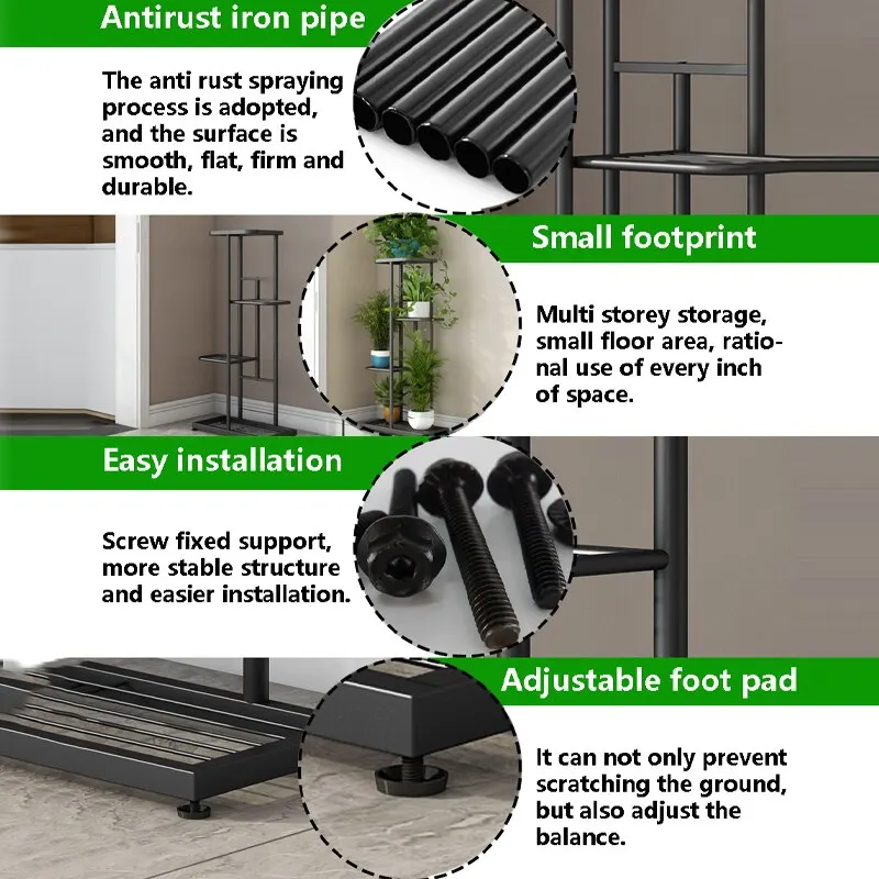 Plant Flower Pot Rack - Image 6