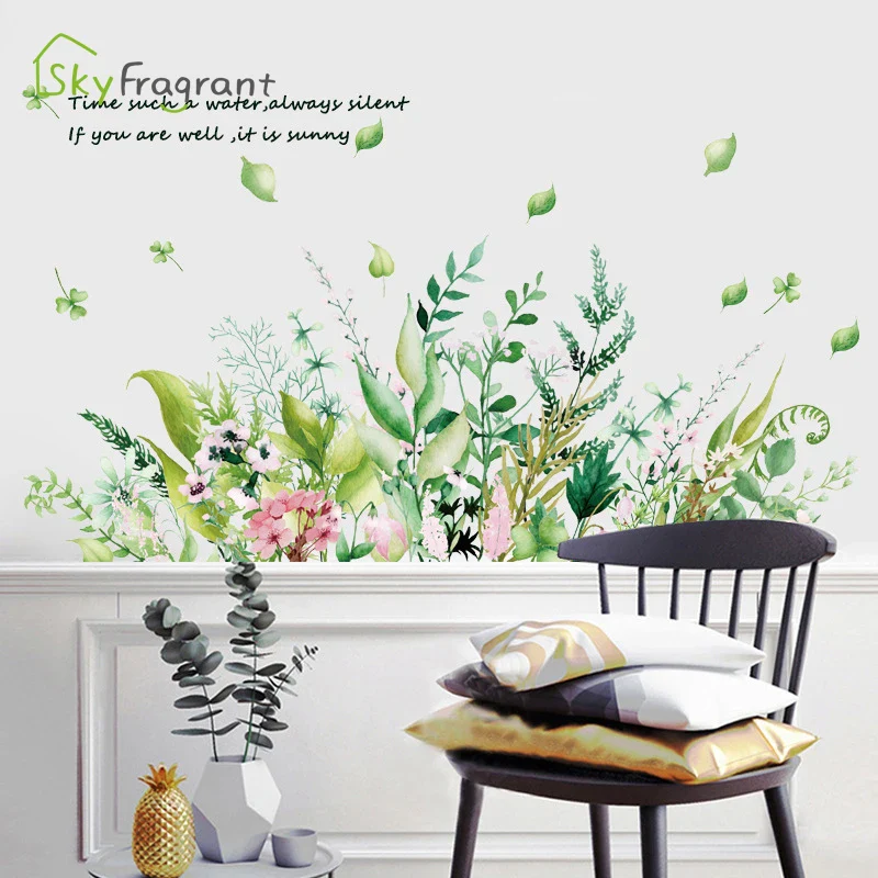 Plants Flowers Wall Sticker - Image 2