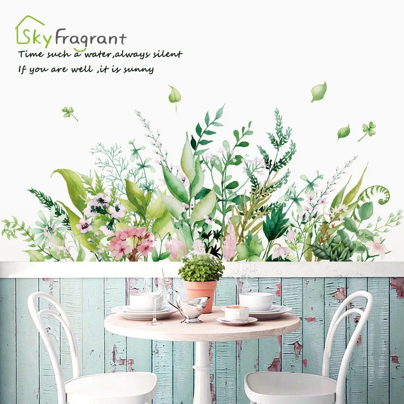 Plants Flowers Wall Sticker - Image 3