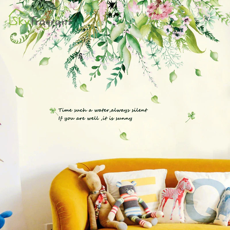 Plants Flowers Wall Sticker - Image 4