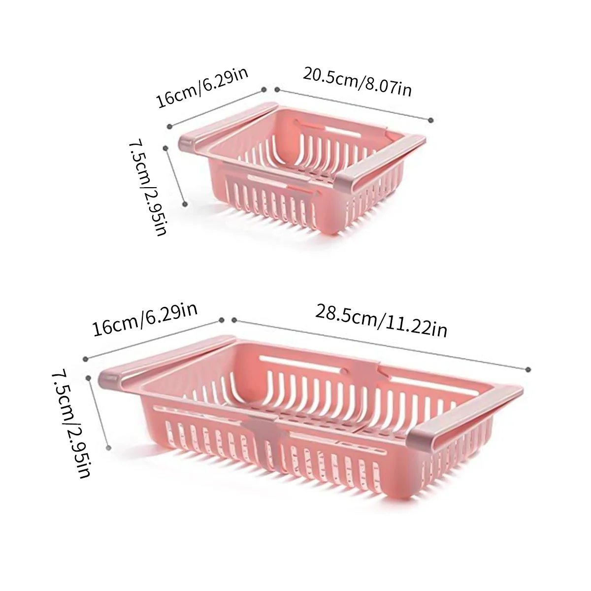 Plastic retractable Fridge Drawer Organizer - Image 15
