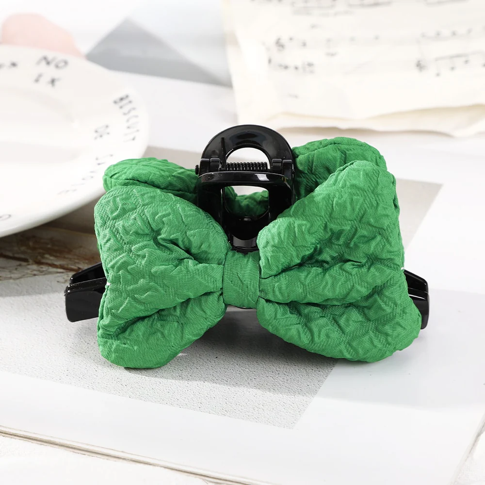 40 Styles Plush Synthetic Fabric Flower Hair Claw - Image 32