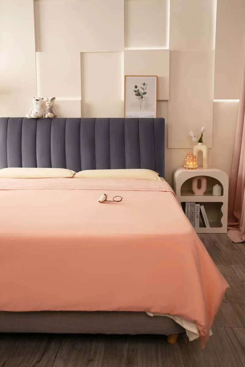 Plush Quilted Bed Headboard Cover - Image 32