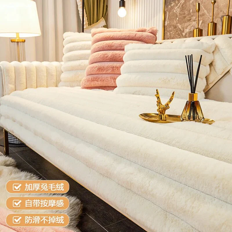 Plush Sofa Cushion Cover - Image 2