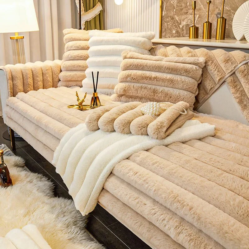 Plush Sofa Cushion Cover - Image 6