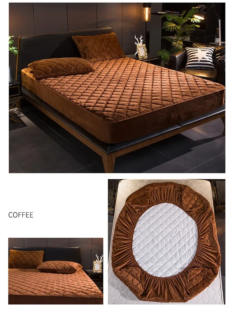 Plush Velvet Bed Cover - Image 12