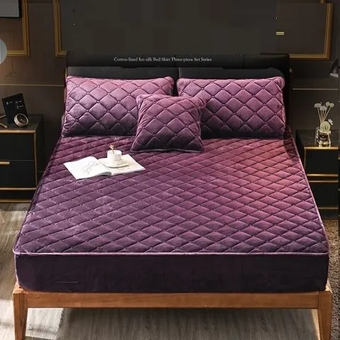Plush Velvet Bed Cover - Image 15