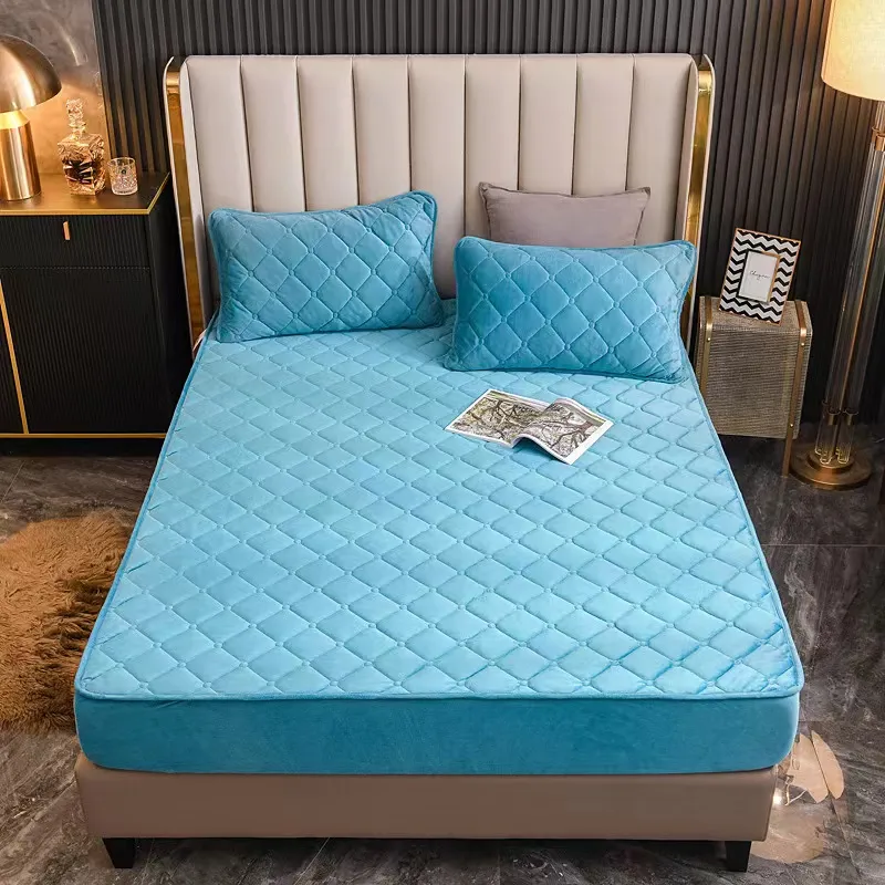 Plush Velvet Bed Cover - Image 16