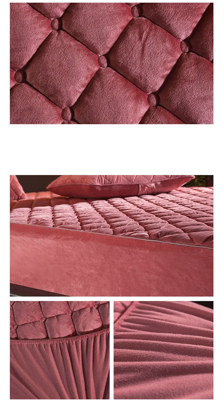 Plush Velvet Bed Cover - Image 4