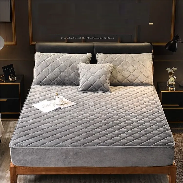 Plush Velvet Bed Cover - Image 8