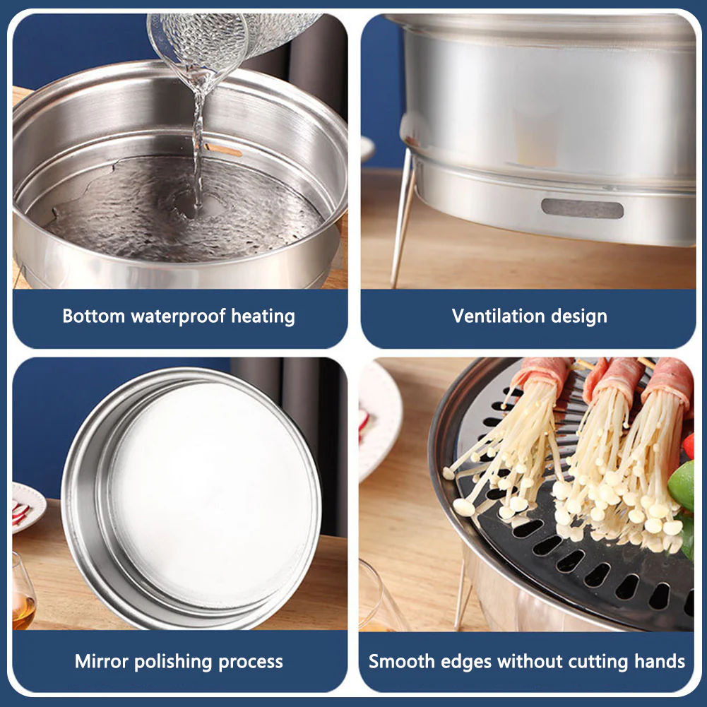 Portable BBQ Grill Tray - Image 18
