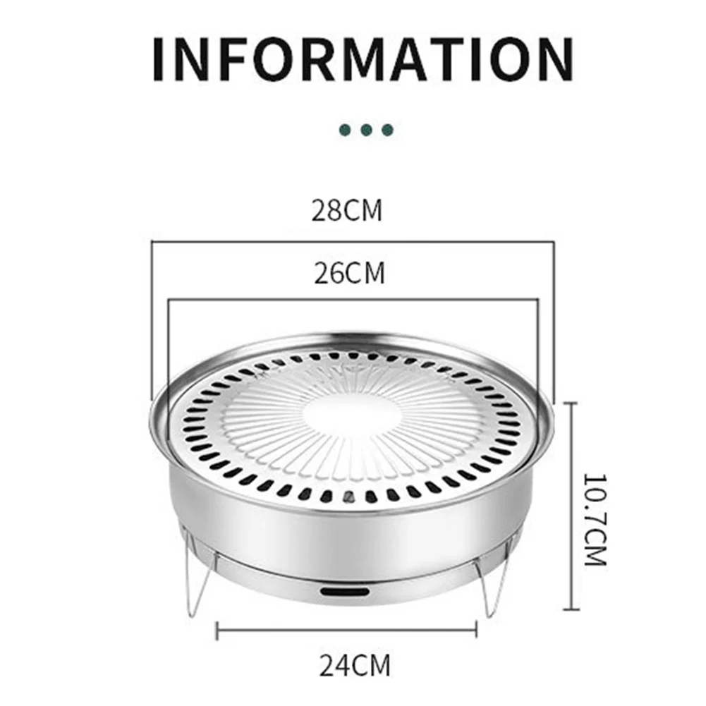Portable BBQ Grill Tray - Image 20