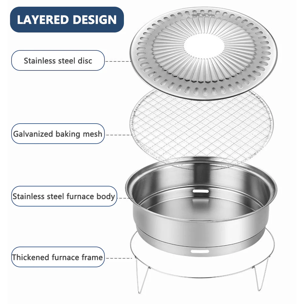 Portable BBQ Grill Tray - Image 21