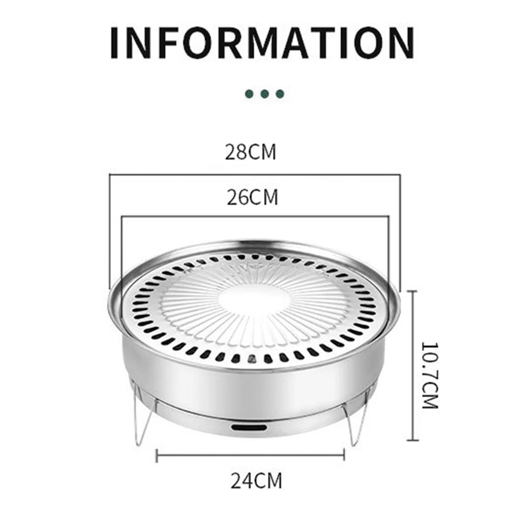 Portable BBQ Grill Tray - Image 5