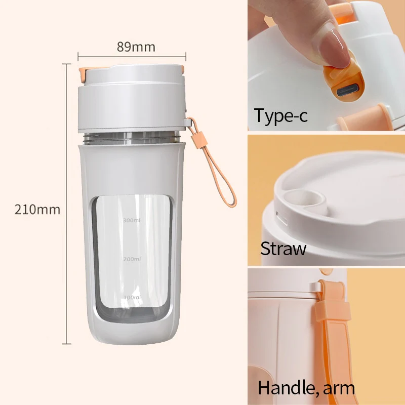 Portable Blender Fruit Mixer Cup - Image 9