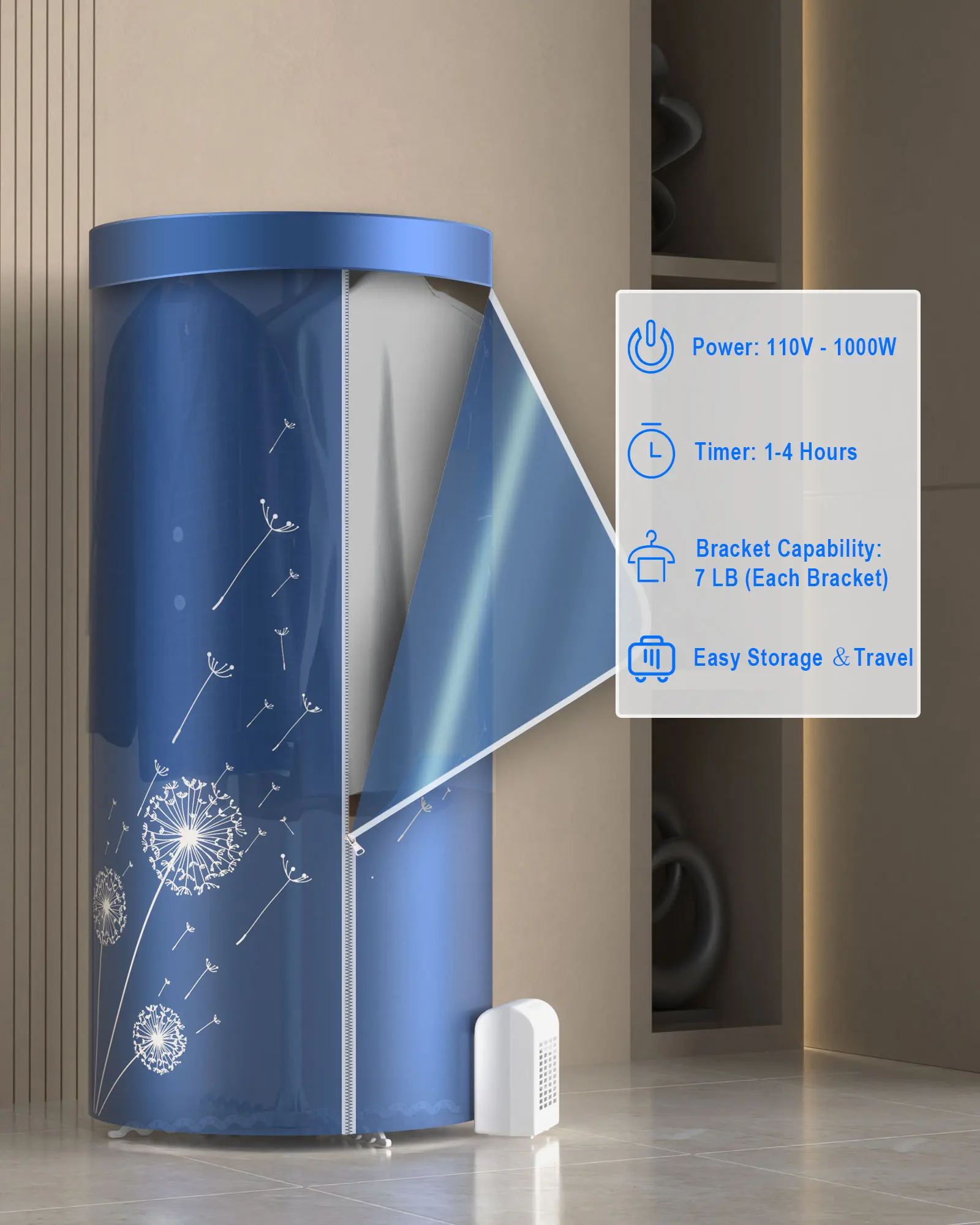 Portable Electric Clothes Dryer - Image 2