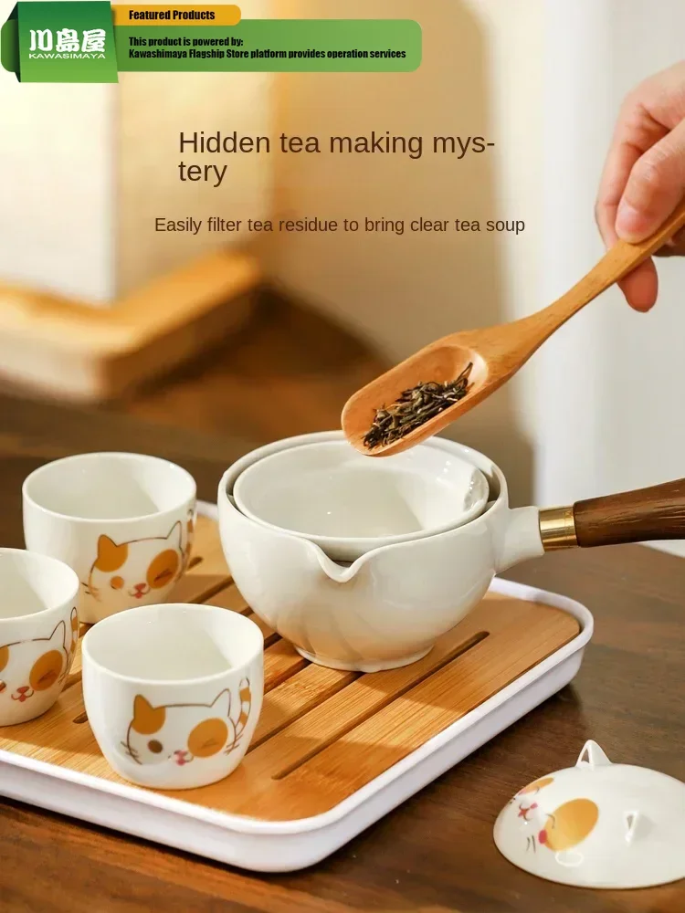 Portable Kung Fu Teapot Set - Image 4