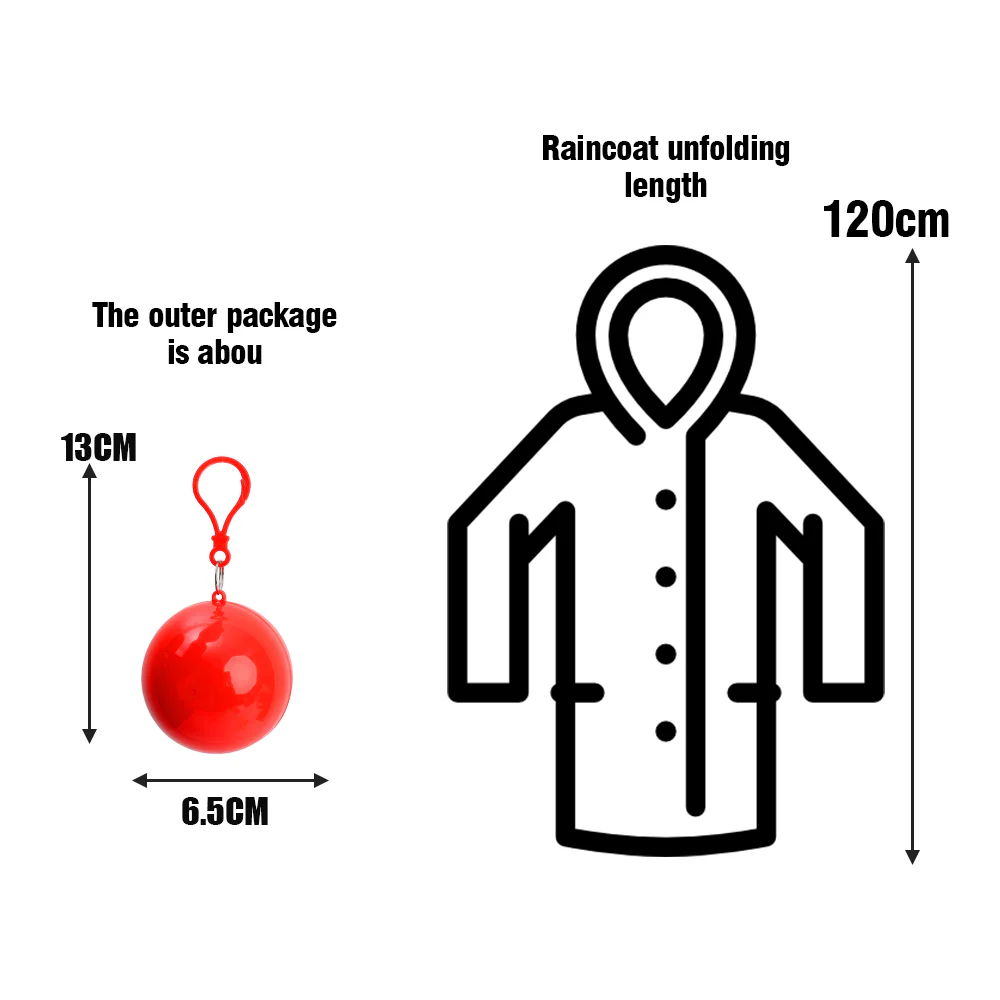 Portable Raincoat Ball - Image 18