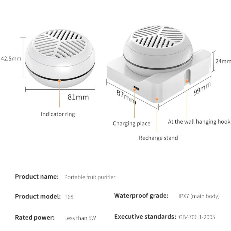 Portable Ultrasonic Fruit Vegetable Washing Machine - Image 16
