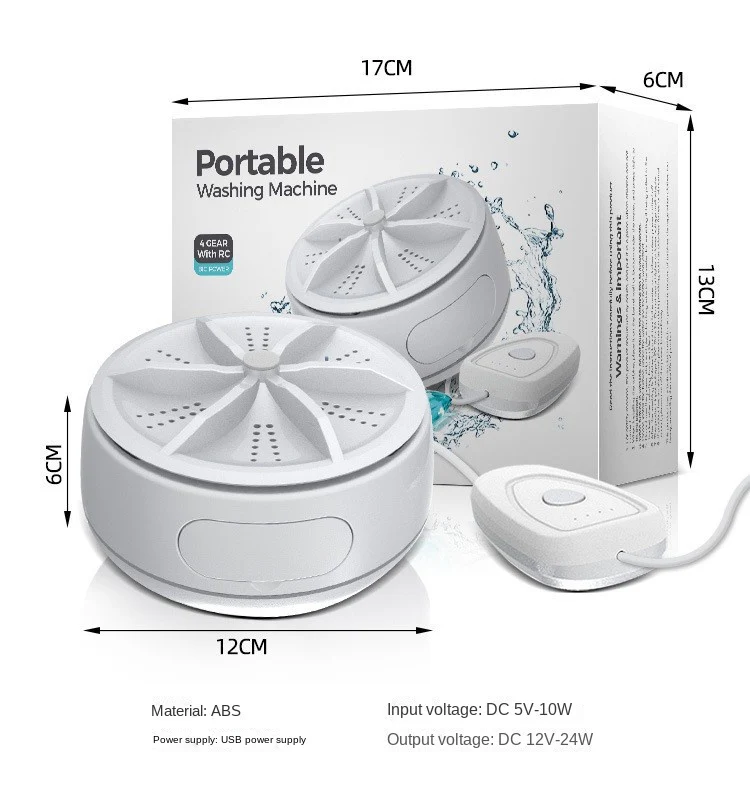 Portable Washing Machine with Detergent Grid - Image 14