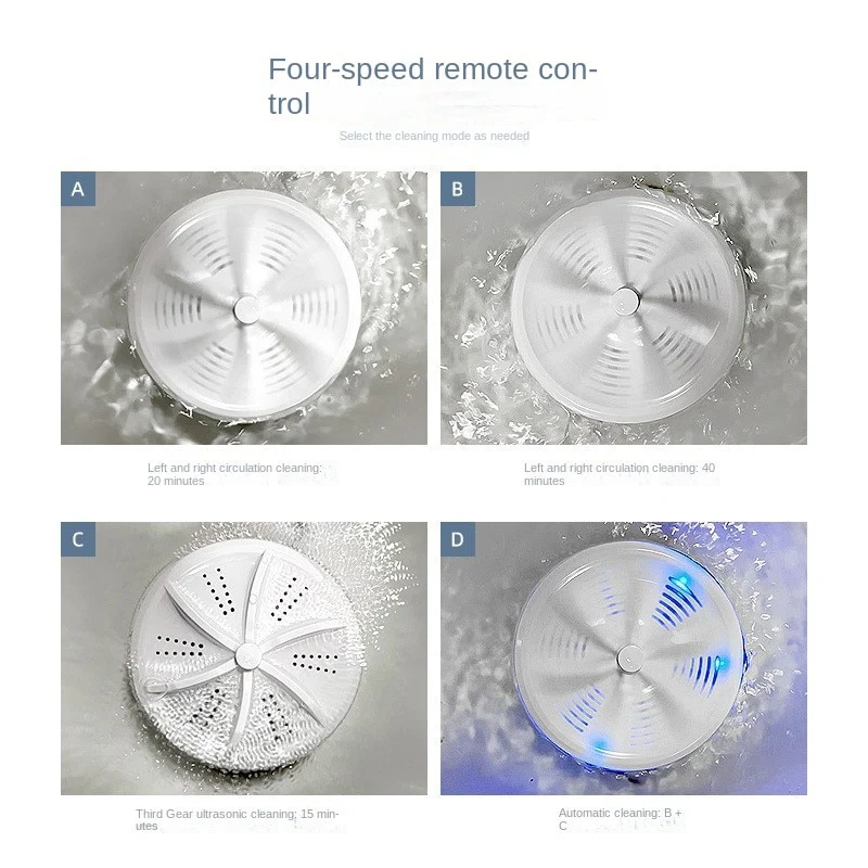 Portable Washing Machine with Detergent Grid - Image 5
