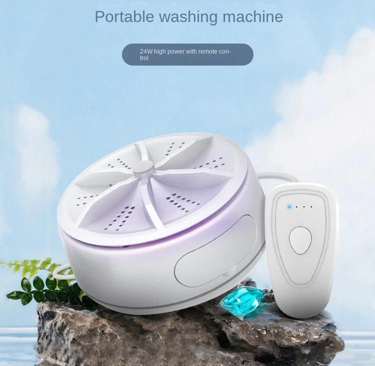 Portable Washing Machine with Detergent Grid - Image 8