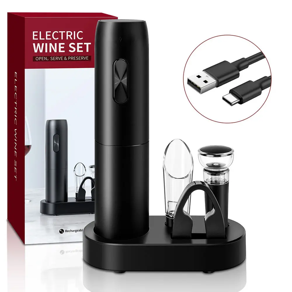 PourEase Electric Wine Opener Set - Image 8