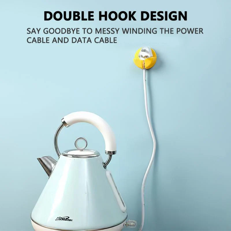 Power Cord Plug Wall Holder Hook - Image 9