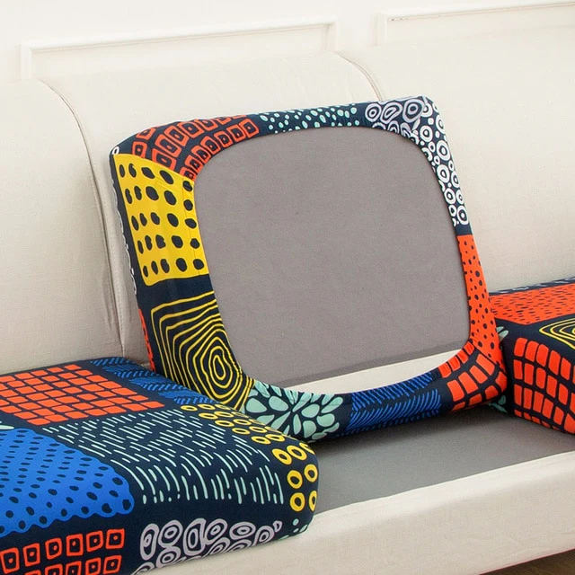 Printed Sofa Seat Cover - Image 3