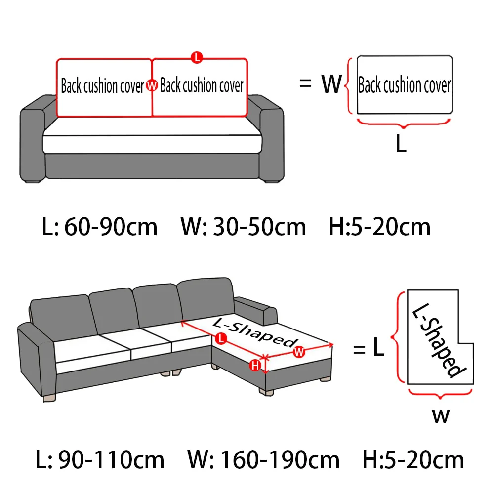 Printed Sofa Seat Cushion Cover - Image 26