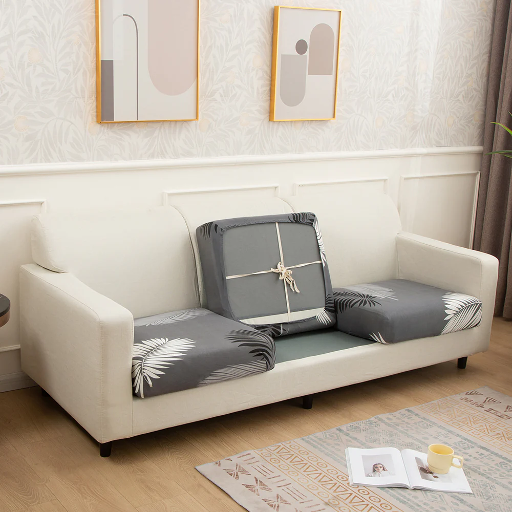 Printed Sofa Seat Cushion Cover - Image 33