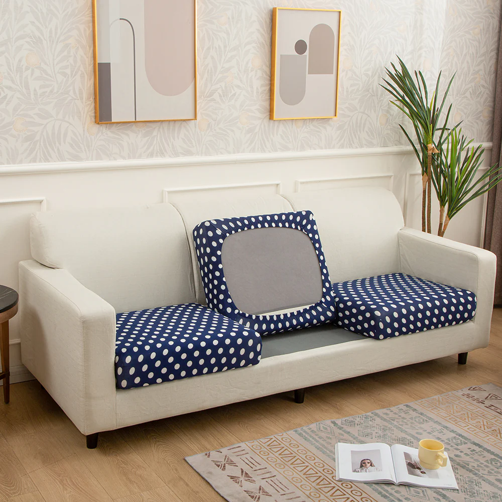 Printed Sofa Seat Cushion Cover - Image 36